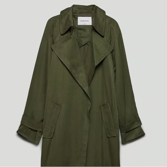 Aritzia Babaton Lawson Trench Coat Size L ⭐️⭐️⭐️⭐️ - Picture 1 of 13